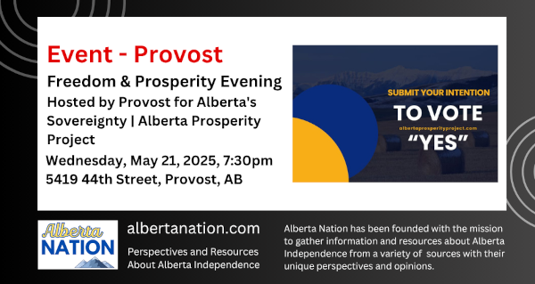 Event | Alberta Prosperity Project Prevost Chapter | Alberta Prosperity Project | Freedom & Prosperity Evening