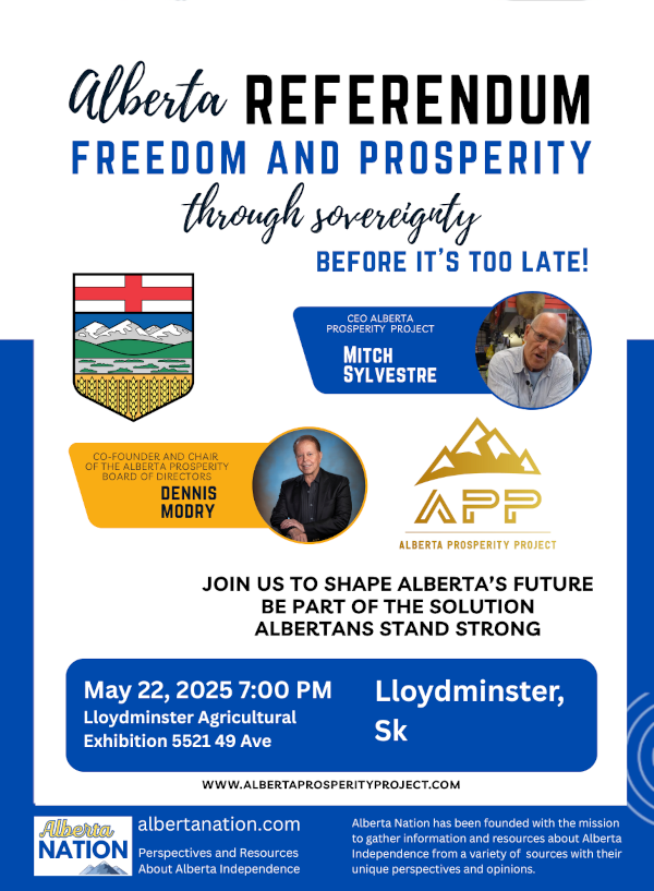 Event | The Alberta Prosperity Project| Lets Talk - Freedom & Prosperity Through Alberta Sovereignty | Lloydminster