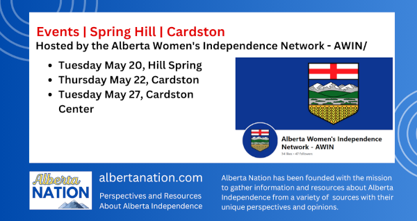 Events | Alberta Women's Independence Network - AWIN | Spring Hill | Cardston