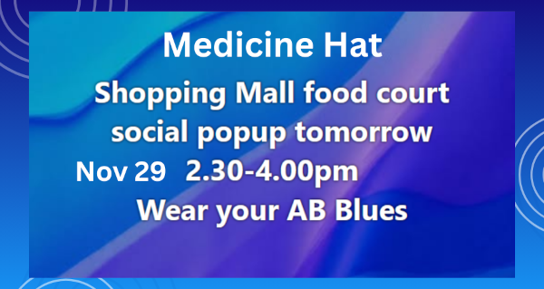 Social Event | November 29 | Medicine Hat | Social Gathering at the Mall by Alberta Prosperity Project Medicine Hat Chapter