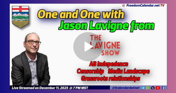 Video | FreedomCalendar.net TV #071: One And One with Jason Lavigne  by FreedomCalendar.net