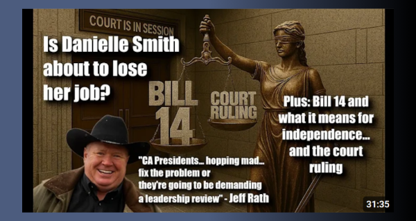 Video | Jeff Rath- DANIELLE Smith facing possible LEADERSHIP review! - PLUS: Bill 14 & the court case by John Bolton